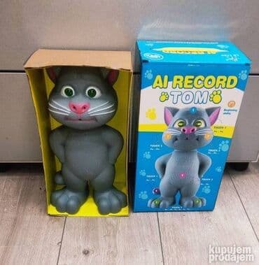 podesivi kos za decu: Brbljivi Macak Talking Tom NOV Ponavlja Vase Reci 2 Velicine AKCIJA — 2