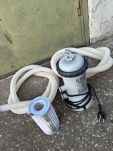prskalica za voće: Kartušni filter-pumpa za bazen C530 sa crevima i filterom (filter — 7