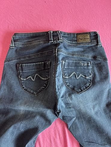 kacket sa ventilatorom: Pepe Jeans ženske farmerke - Model: ravne nogavice, srednji struk - — 3