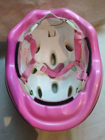 polovne lovacke jakne: Bicikl kaciga decija zenska Hello Kitty,polovna,podesiva 48-52 cm — 4