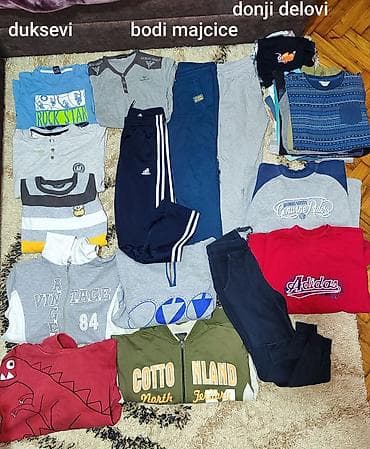 Sweatpants: Paket odece za decaka 10 velicina. ima lepih i ocuvanih stvarcica — 1