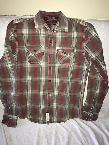 muski duks exit: Original SUPER DRY kosulja L / XL 100% cotton Ramena 50cm,duzina — 1