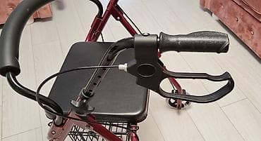 setalica za stare cena: Rolator hodalica – NOVO - Stabilna aluminijumska konstrukcija u bordo — 6