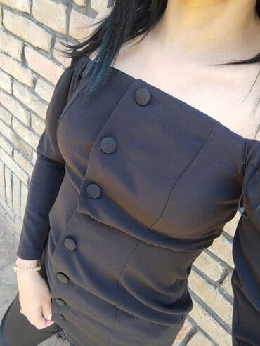 haljine c a: S (EU 36), color - Black, Long sleeves — 8