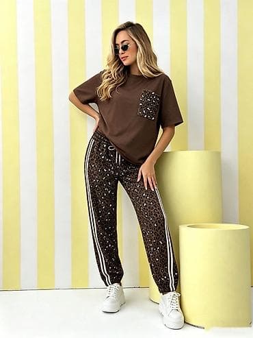 bogner beograd: ✅Dvodеlni ženski komplet – majica i pantalone sa animal printom ✅3200 — 5