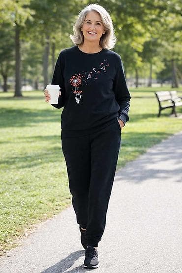 cizme za prolece: Dukserica + donji deo trenerke – komplet za svakodnevno nošenje — 6