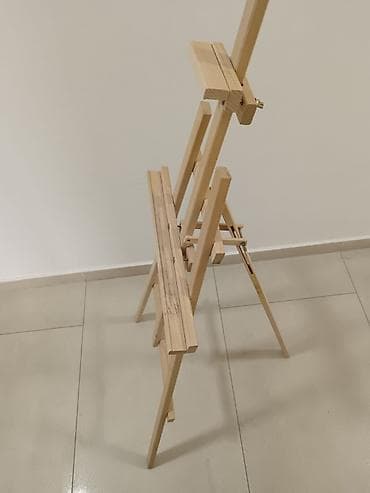 cev za trimer: Drveni slikarski štafelaj (studijski/atelje model) - Materijal — 3