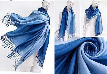 ženski rolex satovi: Ešarpa velika prelepa u dve nijanse plave boje — 2