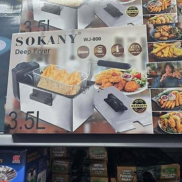 šivenje: SOKANY WJ-800 friteza, kapacitet 3.5 L. Snaga 2000 W za brzo — 1
