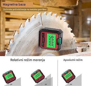 metabo alati: Nov digitalni uglomer. Ima sa donje strane magnete, ima dugme da — 8