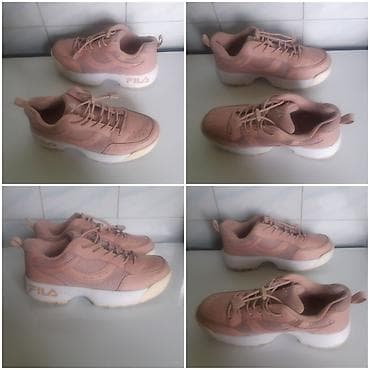 "inditex s.a.": Fila ženske patike, puder roze boja. Model sa debljim đonom i — 2