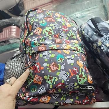 Kids' costumes: Ruksak sa Minecraft motivima - Dizajn: dva modela sa Minecraft — 2