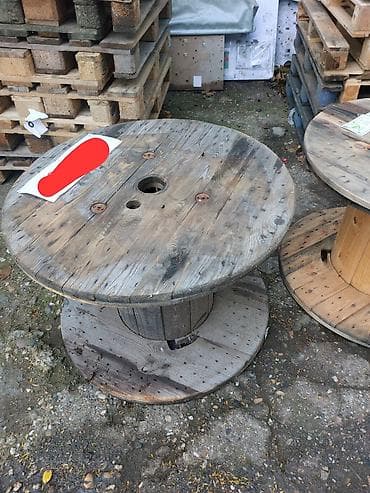 polovan nameštaj kupujemprodajem: Drveni koturovi/kalemovi za kablove – masivne, industrijskog tipa — 7