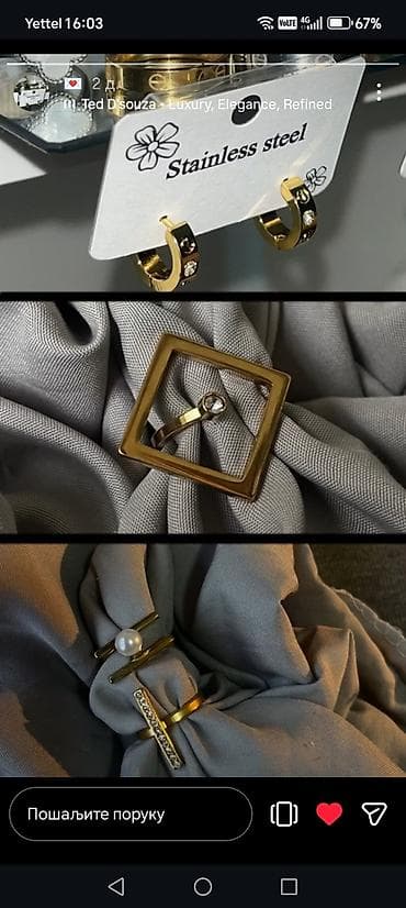 s.steel narukvica: Komplet modnog nakita od nerđajućeg čelika 316L - Materijal — 5