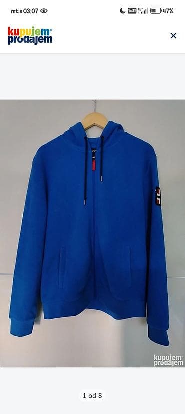 NORWAY ORIGINAL plava muška dukserica sa rajsferšlusom i kapuljačom - na lalafo.rs NORWAY ORIGINAL plava muška dukserica sa rajsferšlusom i kapuljačom -