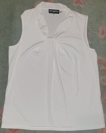 c a tunike: Karl Lagerfeld, M (EU 38), Single-colored, color - White — 2