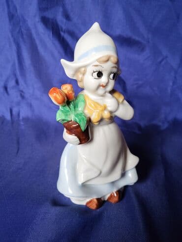 flase sa natpisom: Figura nova,vintaz,holandjanka sa lalama porcelanska. Nova — 6