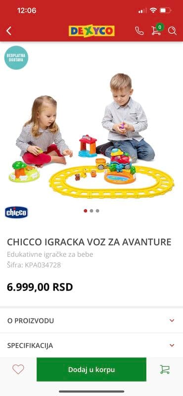 gumeni opanci za decu: Chicco igracka voz za avanture — 5