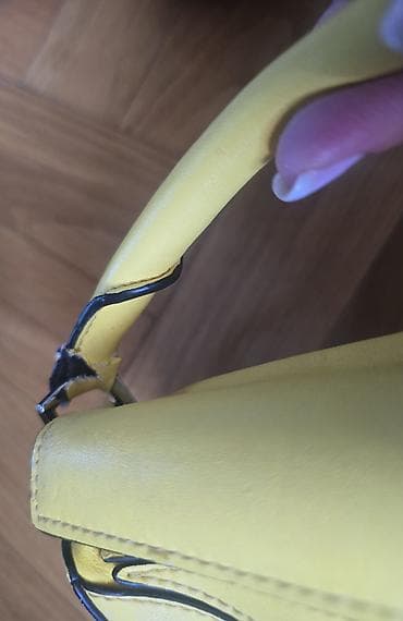 catwalk torbe: LOEWE mini puzzle satchel žuta torba. Nosi se u ruci, vintage model — 6