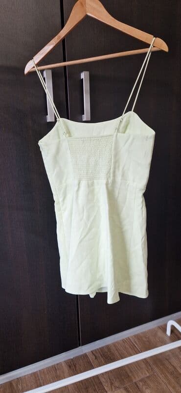 desigual haljina: Zara M, bоја - Zelena, Na bretele — 3