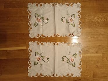 kutije za odlaganje igracaka: Doilies, Used, color - White — 8