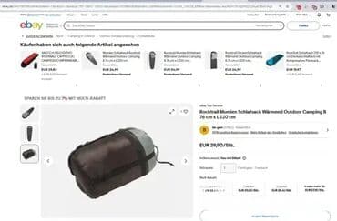 lektire za 6 razred 2022: #2796 Vreća za spavanje 220x76cm; Dostupno u dve boje: Sivoj i SMB — 3