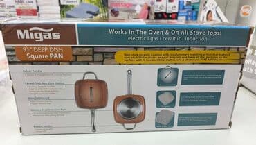 duboki tanjiri metalac: Višenamenska kvadratna šerpa / duboki tiganj modernog dizajna, idealna — 8