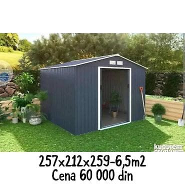 bastenski jastuci: Metalne baštenske ostave – više dimenzija - Siva/ antracit boja sa — 3