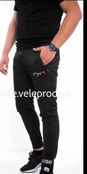 nike tech fleece crni donji deo: Sweatpants, Lycra — 4
