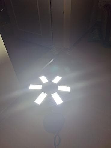 kamin peci: LED sklopiva garažna lampa – 6 krila, 360° osvetljenje - Snažna — 6