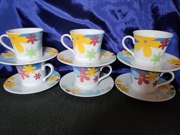 solje za caj: Solje nove vece za kafe caj iz 80ih Mittrteich Nemacka. Solje — 6
