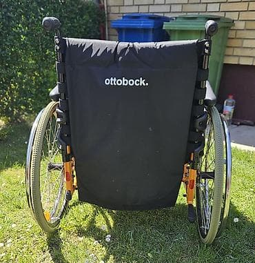 kese za kateter: Otto Bock (Ottobock) ručna invalidska kolica – narandžasti ram - — 3