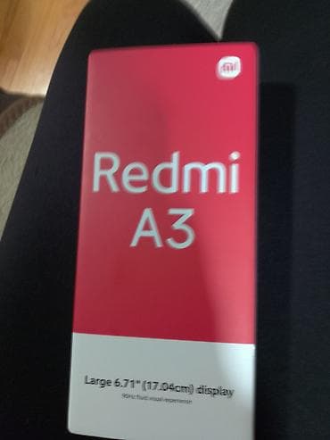 ringla za palacinke: Redmi A3 – pametni telefon Ključne karakteristike: - Ekran (17,04 — 1