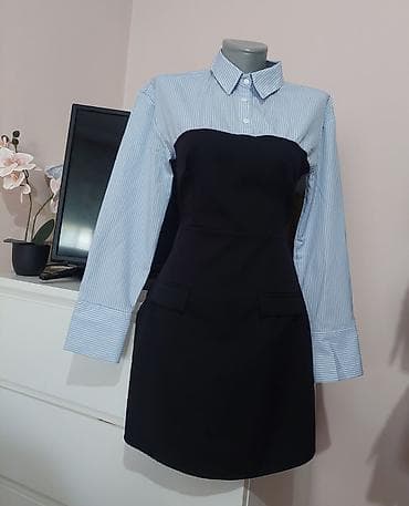 Haljina-košulja, model 2 u 1 - Gornji deo: klasična košulja na