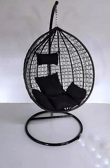 postolje za visecu ljuljasku: Viseća ljuljaška fotelja – jaje, sa stalkom - Konstrukcija: čelični — 7