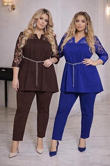 svecane plave haljine: 04. ✨ KOMPLET ZA PUNIJE ✨ 💫 Model koji spaja ženstvenost i stil 👚 — 3