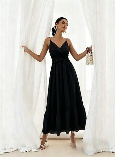 Haljine: ✅Duga ženska haljina na bretele – više boja
✅2000 din — 2