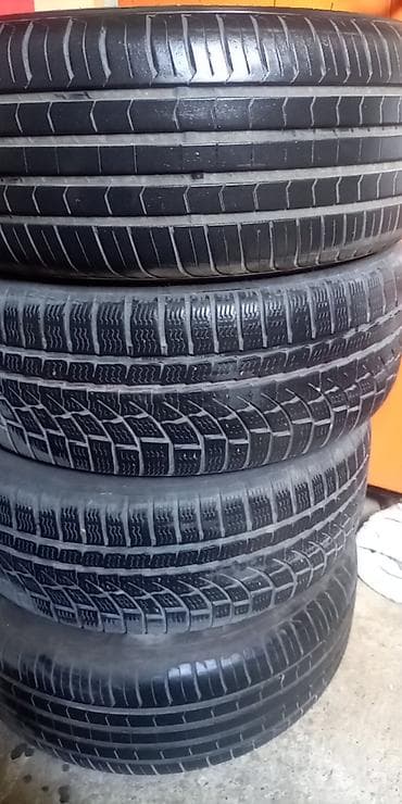tigar wintera 215 55 r16 cena: Set letnjih i zimskih automobilskih guma na čeličnim felnama — 4