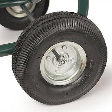 aku alati akcija: Kolica sa dobošem za baštensko crevo – metalna konstrukcija, 4 točka — 4