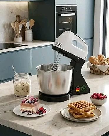 Kuhinjski električni mikser sa stalkom i posudom od nerđajućeg čelika