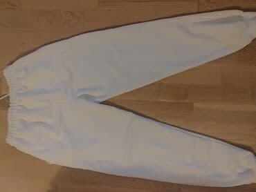 adidas bele zenske patike: Donji deo trenerke, M, Nike, bоја - Bela, Pamuk — 2