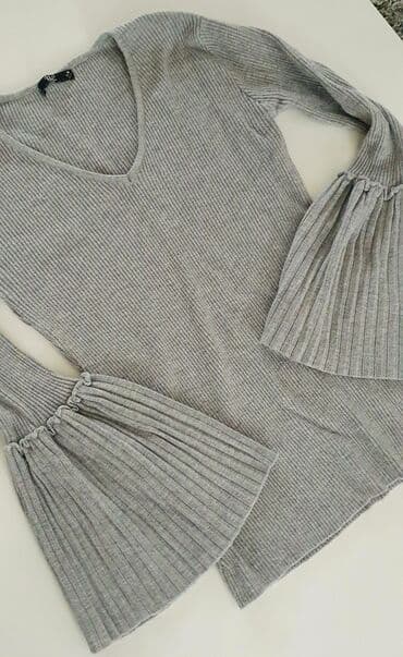eu brojevi obuce: S (EU 36), Viscose, Single-colored, color - Grey — 1