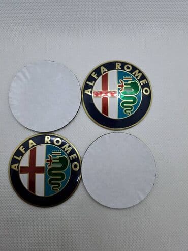 teretne gume 13 c: ALFA ROMEO-plastificirane nalepnice za felne-4 komada ALFA ROMEO - — 3