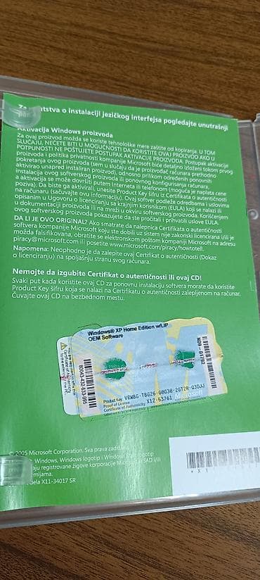 4g ruter sa sim karticom telenor: Microsoft Windows XP Home Edition – OEM disk sa Service Pack 2 - — 7