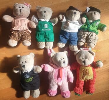 push up helanke new yorker: STARBUCKS bearista bear, plisani meda, Thailand, cena za komad. Svi su — 1