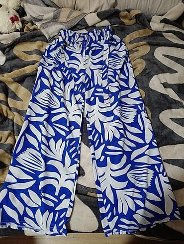 nesal pantalone: Ženske letnje pantalone sa širokim nogavicama - Model: široke palazzo — 2