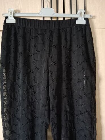 ps pantalone 2023: M (EU 38), Regular rise, Palazzo — 2