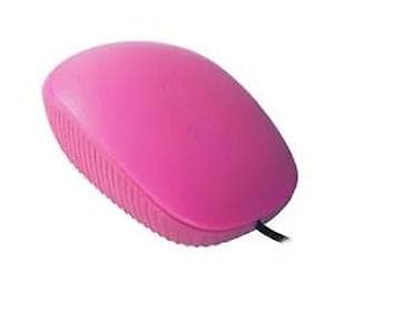 internet preko antene: Žičani optički miš – roze - Kompaktan dizajn sa simetričnom formom — 8