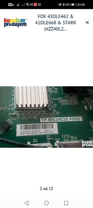 dozer za lekove: Delovi za TV uređaje – STARK JAZZ 40L2 i Skytech 43SWWT5 Raspoložive — 3