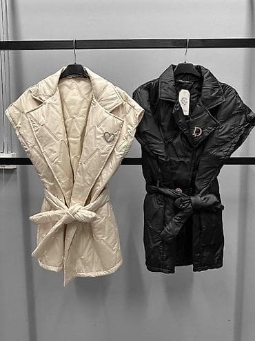 buzz jakna: ✨Ženske prošivene prsluke sa pojasom - Model: bez rukava, lagano — 3